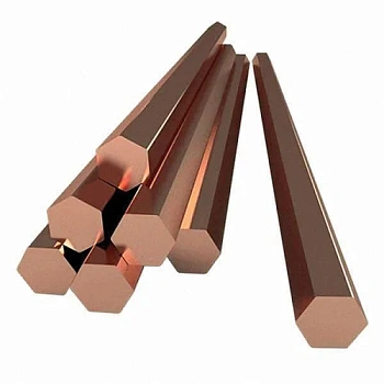 Шестигранник медный М1 38 мм ГОСТ 1535-2016 ДШГНТ