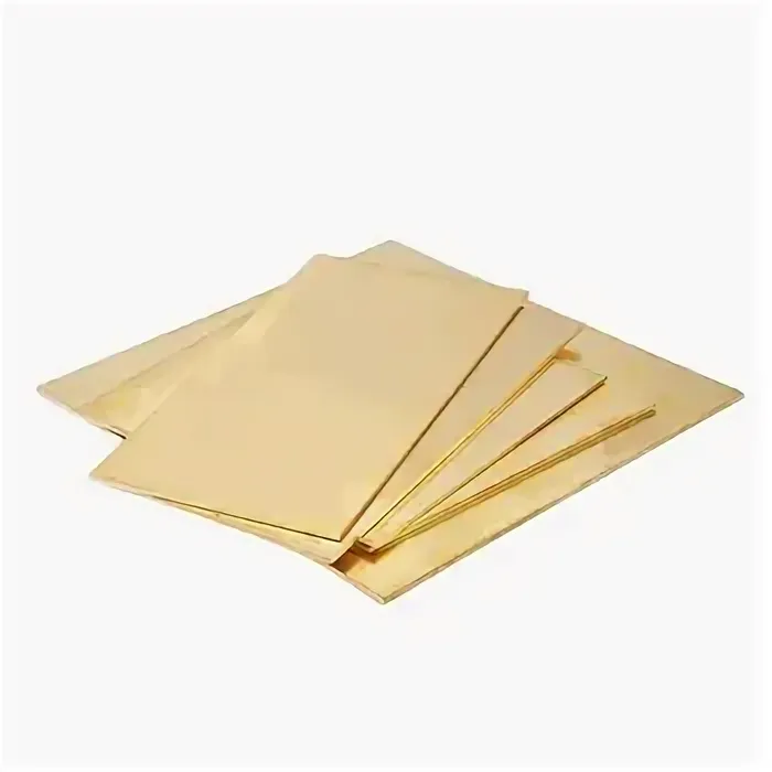 Латунная пластина для поделок 609х609х10 мм ЛС59-1 ГОСТ 2208-91  ОборонСпецСплав