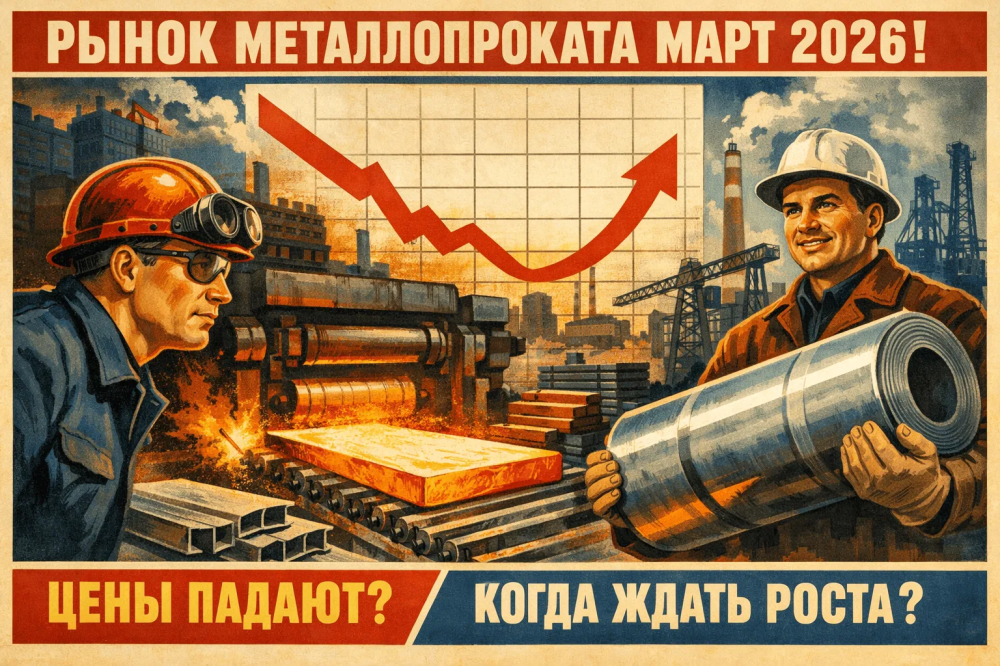 Рынок металлопроката в марте 2026 года: что происходит с ценами и когда ждать восстановления | Блог компании ОборонСпецСплав