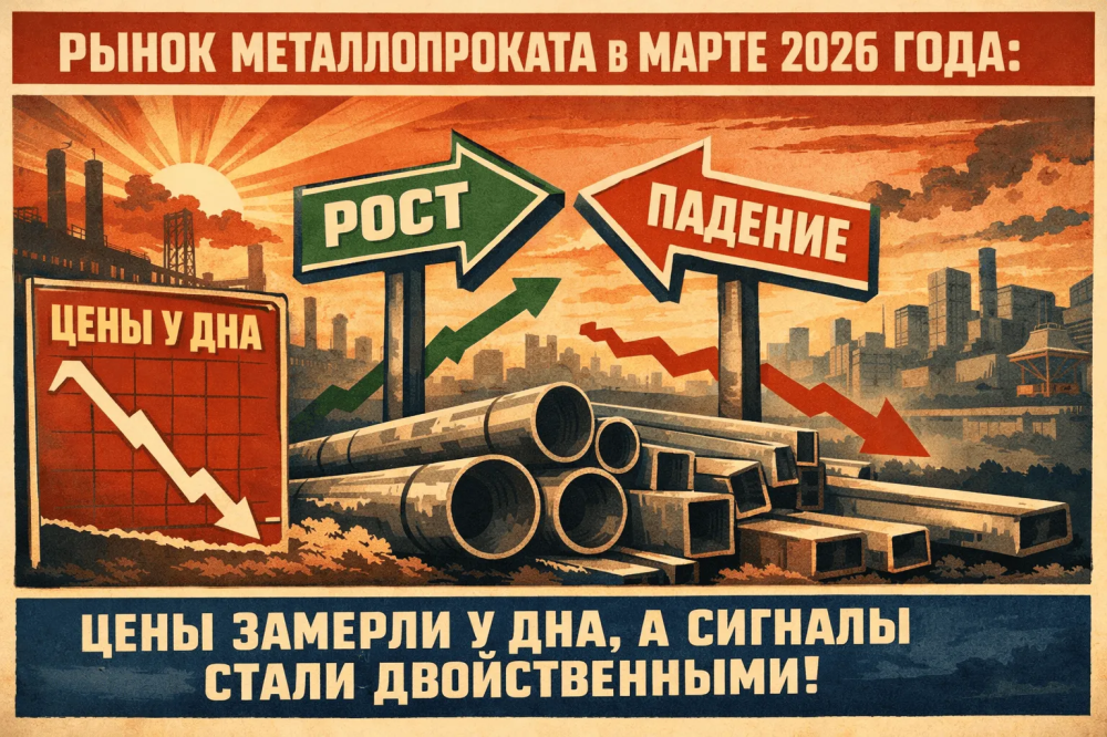 Рынок металлопроката в марте 2026 года: цены замерли у дна, а сигналы стали двойственными | Блог компании ОборонСпецСплав
