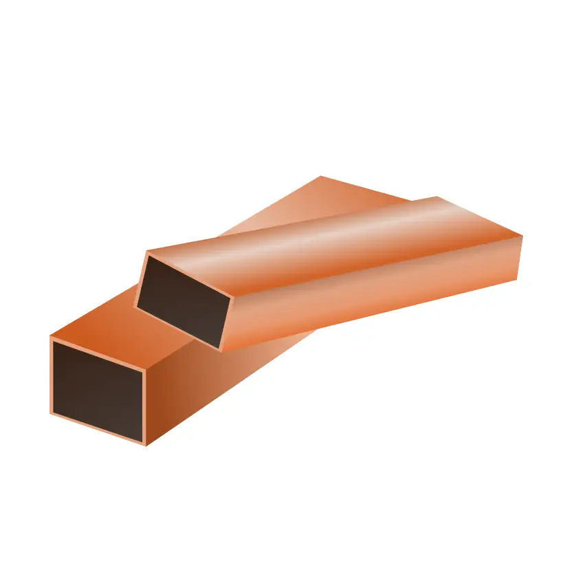 Труба медная прямоугольная М3 13x6.5x0.8 ГОСТ 20900-75  ОборонСпецСплав